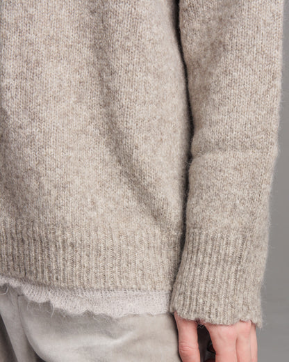 Greige Wool Sweater