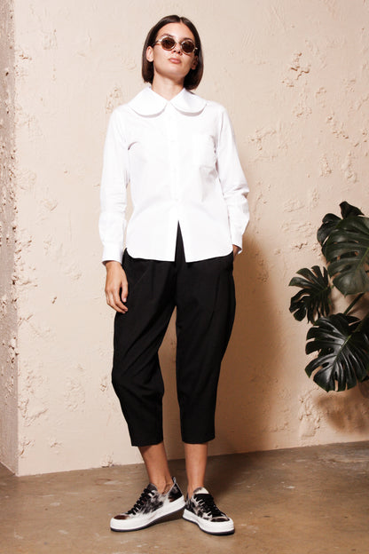Cropped Tapered Trouser