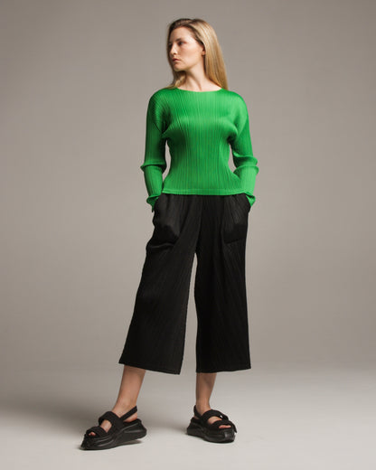 Green Long Sleeve Top