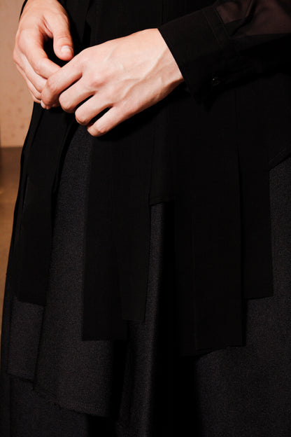 Sheer Sleeve Shirt