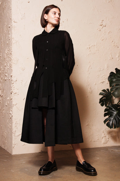 Sheer Sleeve Shirt