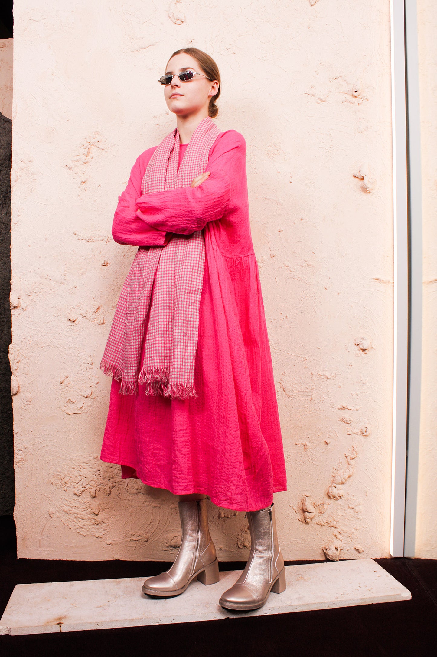 Pink Boil Washer Dress