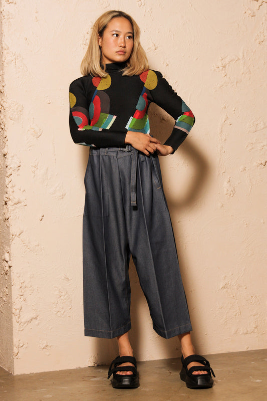 Denim Adjustable Trouser