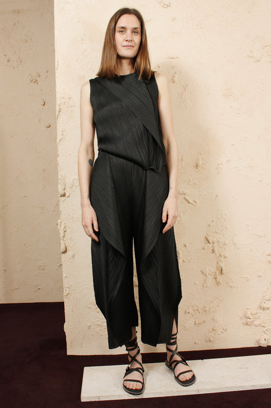 Draped Pants Black