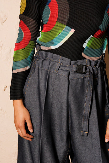 Denim Adjustable Trouser