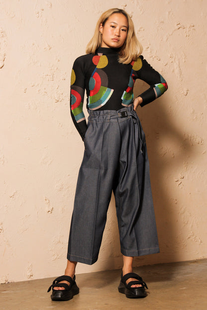 Denim Adjustable Trouser