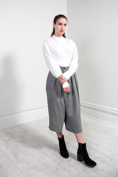 Check Cropped Pant