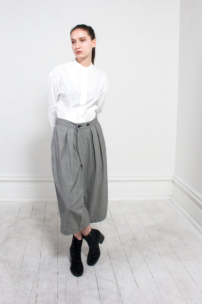 Check Cropped Pant