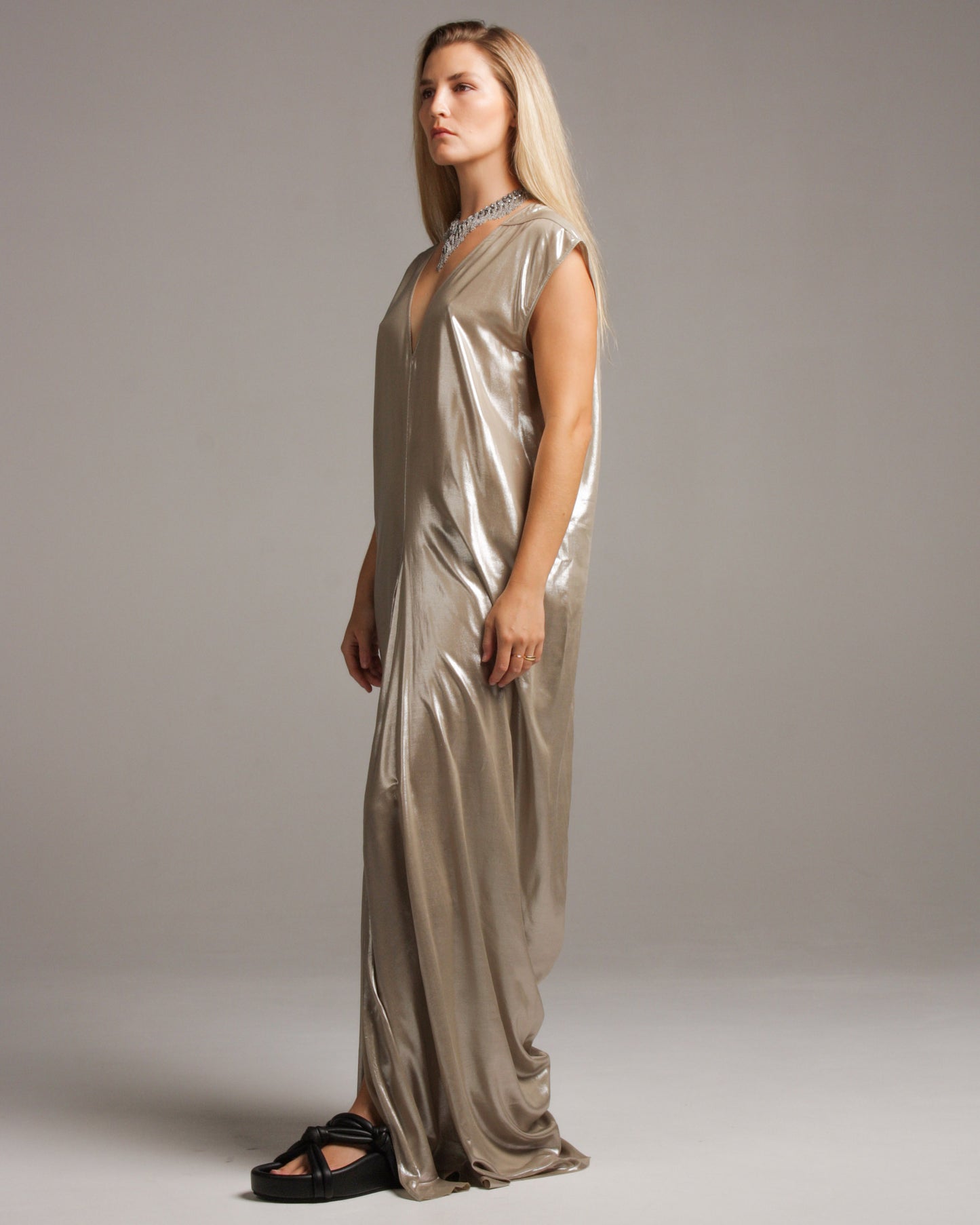 Warm Silver Lobster Gown