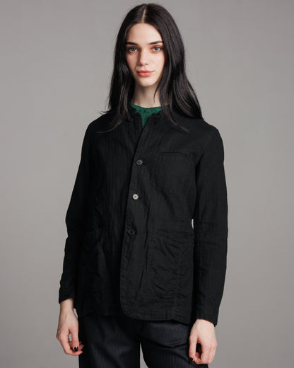 Black Adjustable Back Jacket