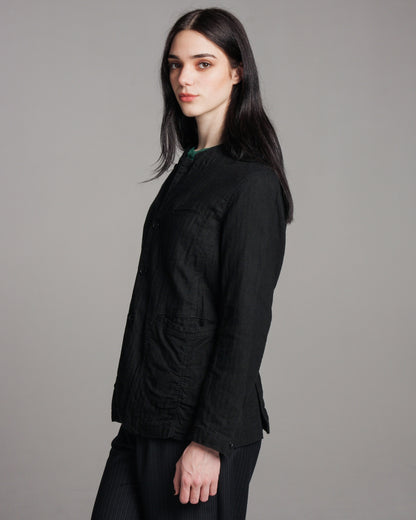 Black Adjustable Back Jacket
