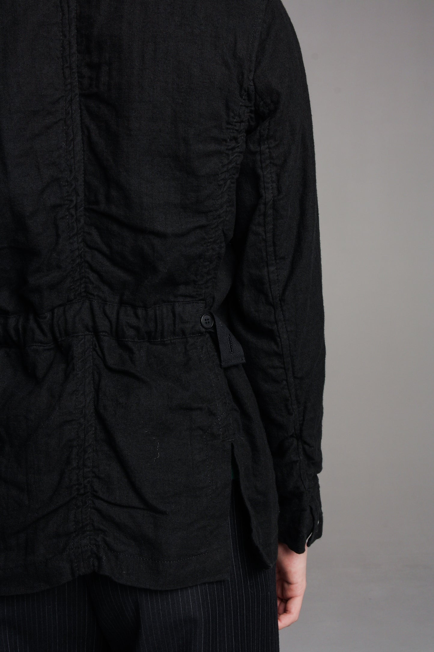 Black Adjustable Back Jacket