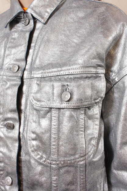 Lamp Silver Denim Jacket