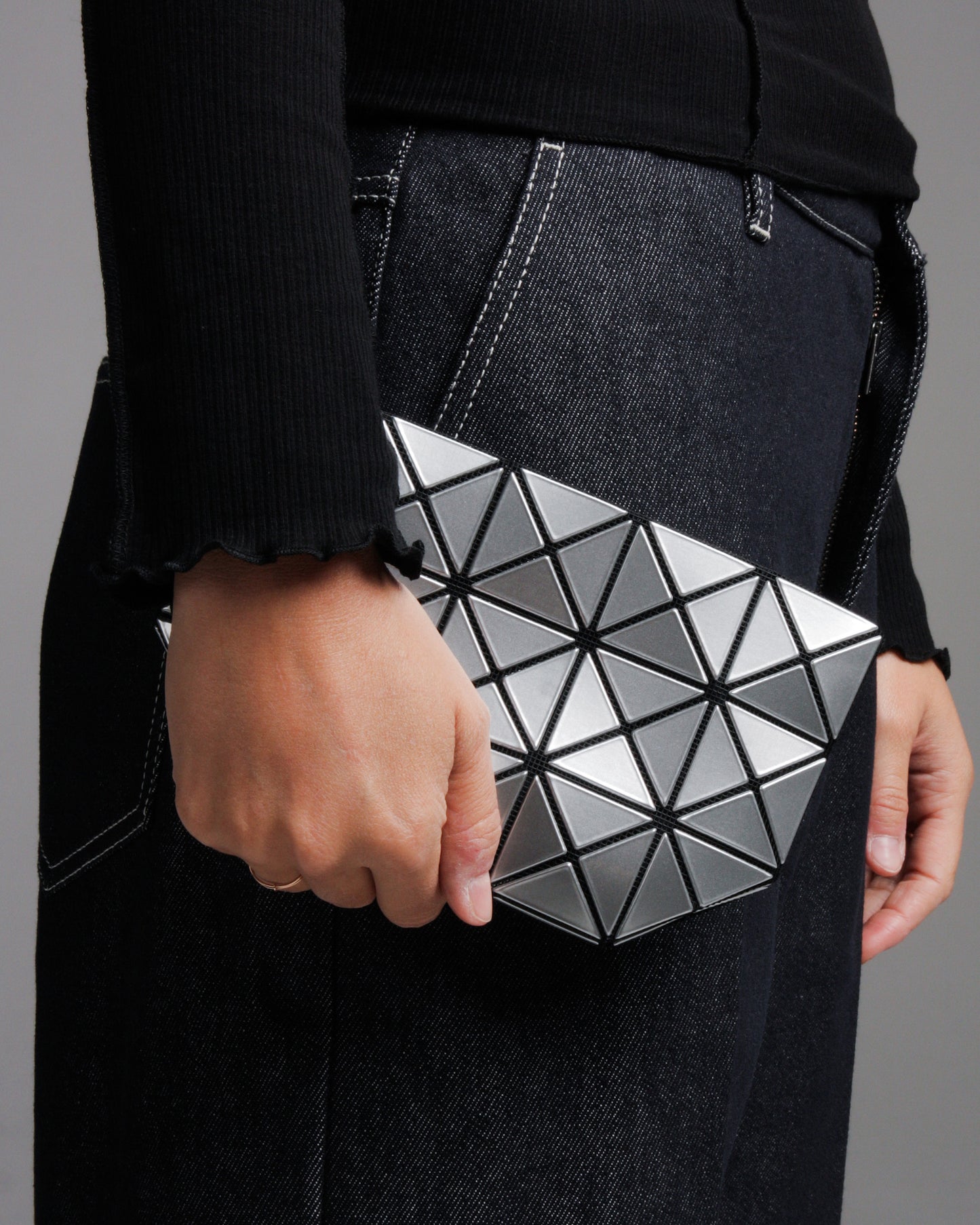 Silver Prism Pouch