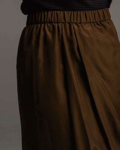 Sonam Tobacco Silk Skirt