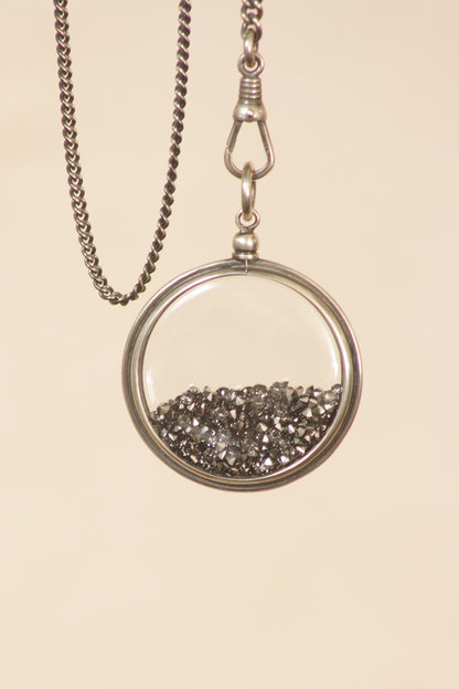 Ann Demeulemeester Simple Swarovski Black Necklace