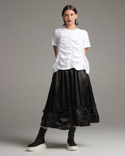 Shiny Detail Skirt