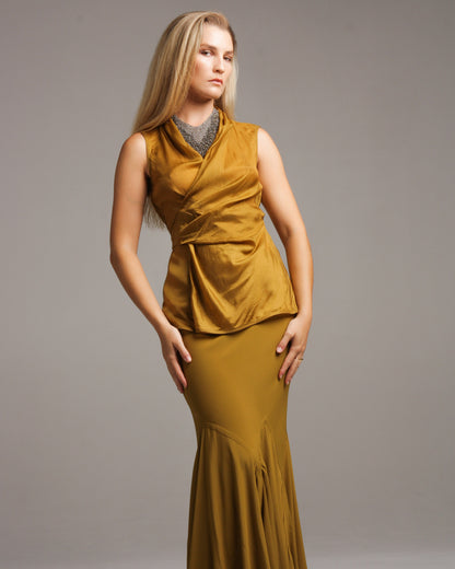 Sulphate Laura Wrap Top