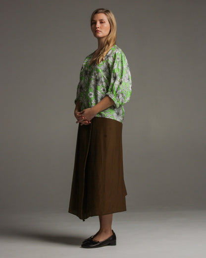 Tiago Bouquet Silk Blouse