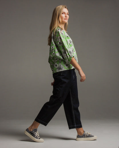 Tiago Bouquet Silk Blouse