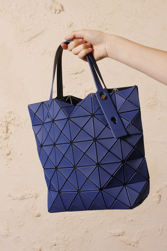 Medium Textured Tote Blue
