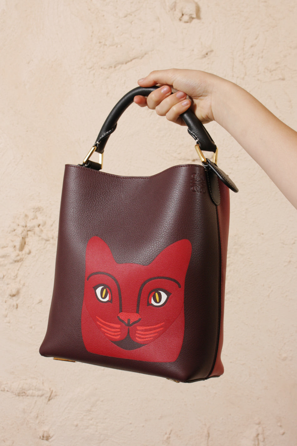 T Bucket Cat Small Bag