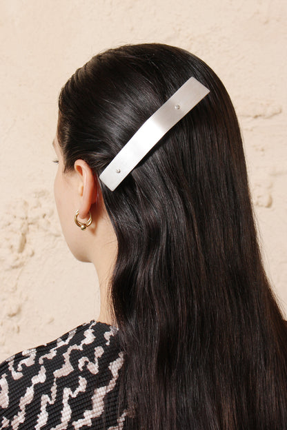 Raw Aluminium Barrette