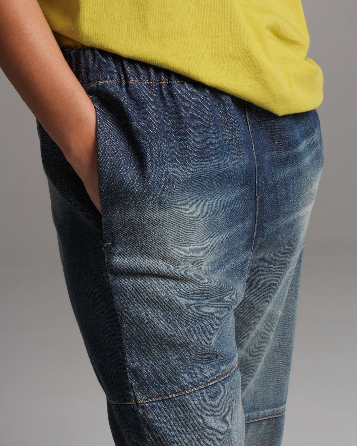 Vintage Wash Denim Trouser