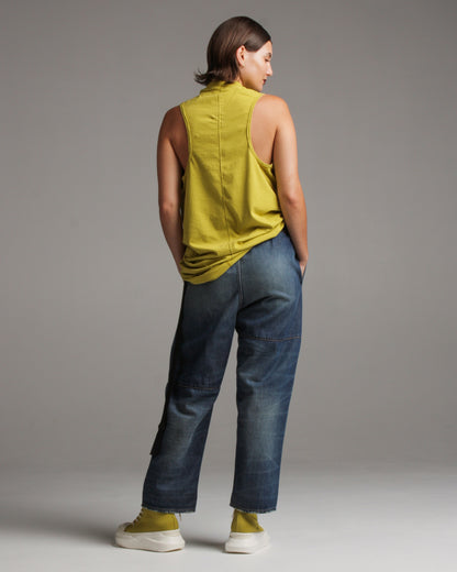 Vintage Wash Denim Trouser