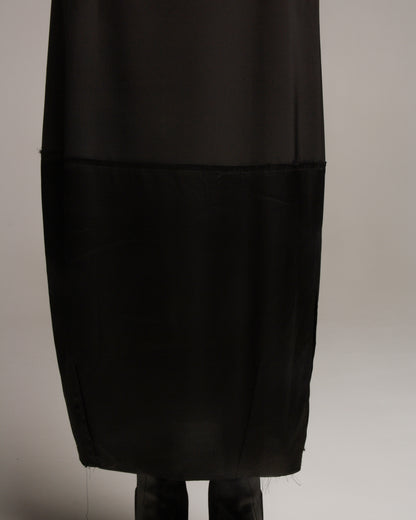 Two Toned Panelled Mid Skirt