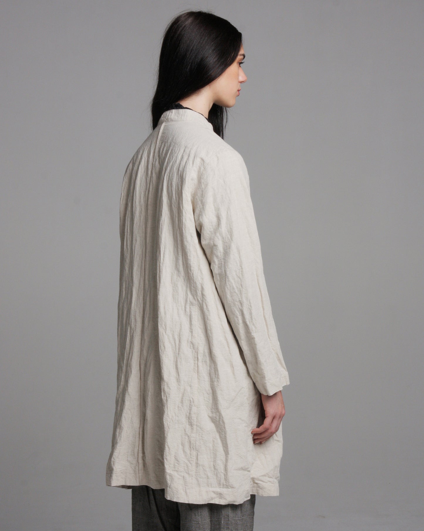 Natural Azuma-daki Wrinkle Coat