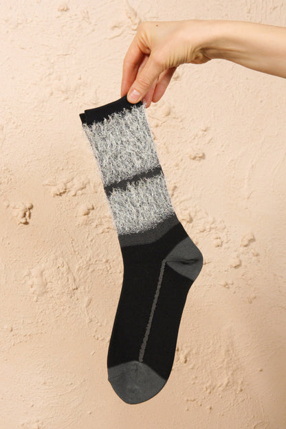 Fuzzy Socks Black