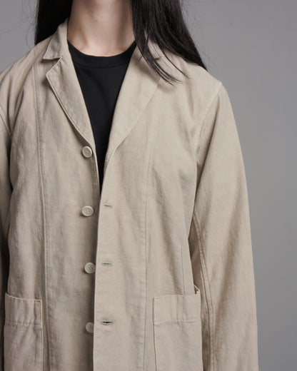 Beige Recycled Cotton Jacket