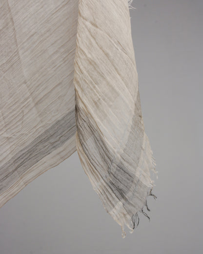 Beige Bengara Dye Stole