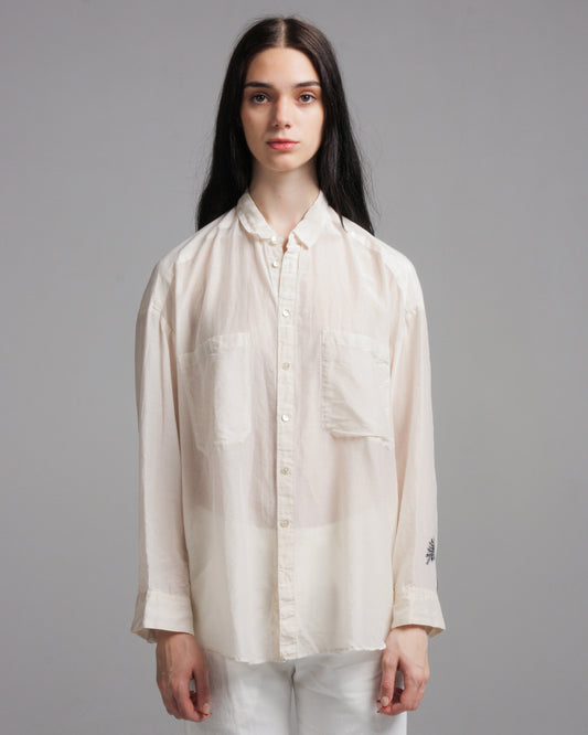 Ivory Wildflower Embroidery Blouse