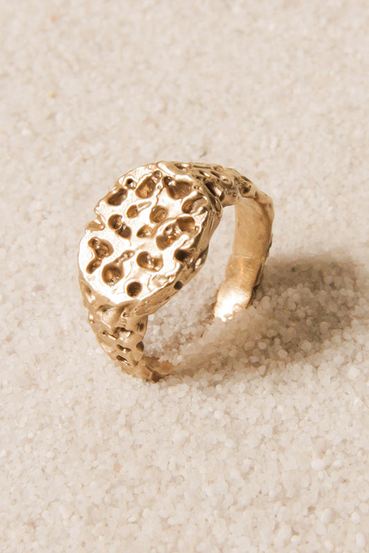 Gold Pinky Signet Ring