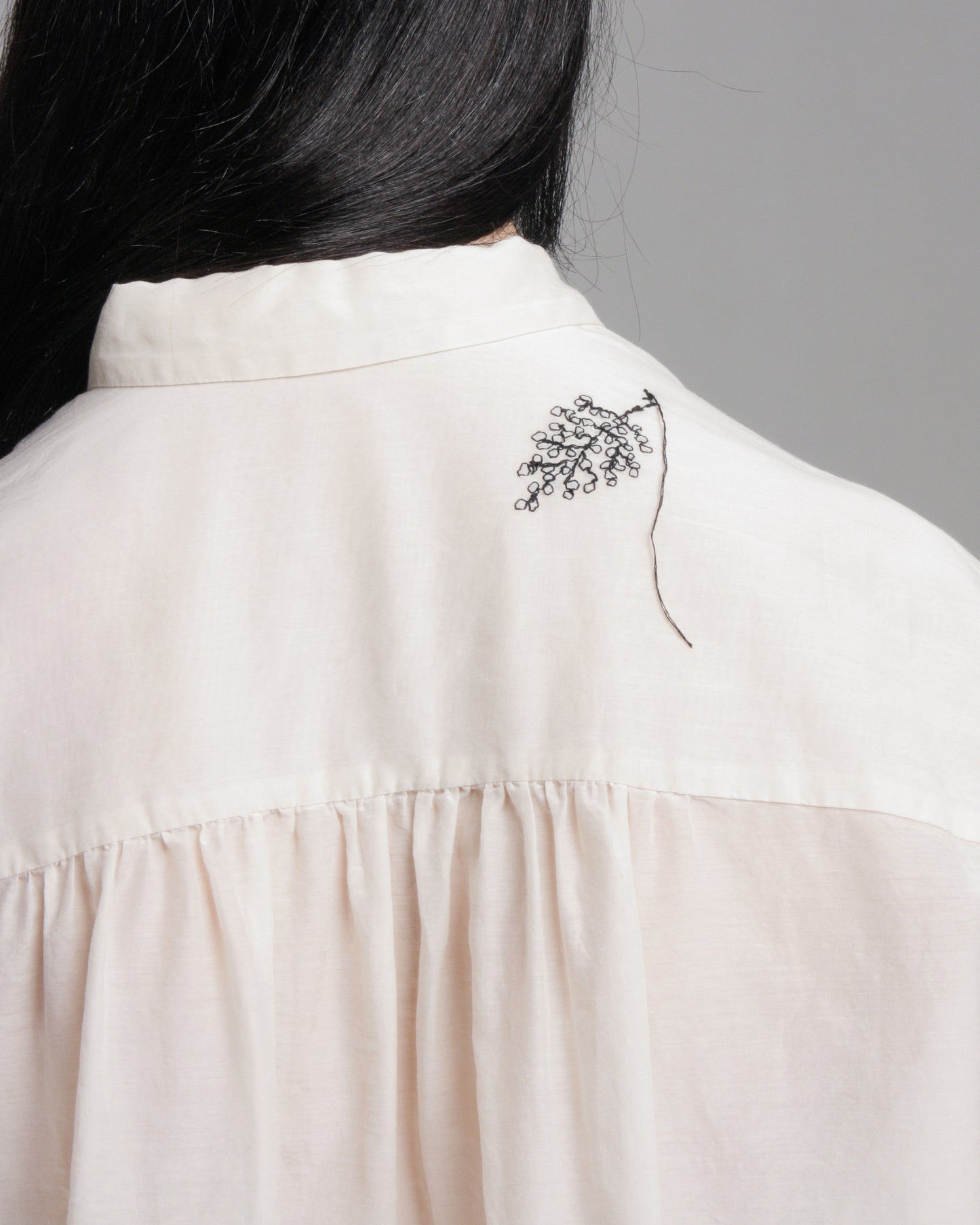 Ivory Wildflower Embroidery Blouse