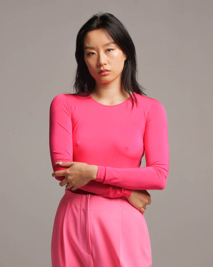 Pink Long Sleeve Bodysuit