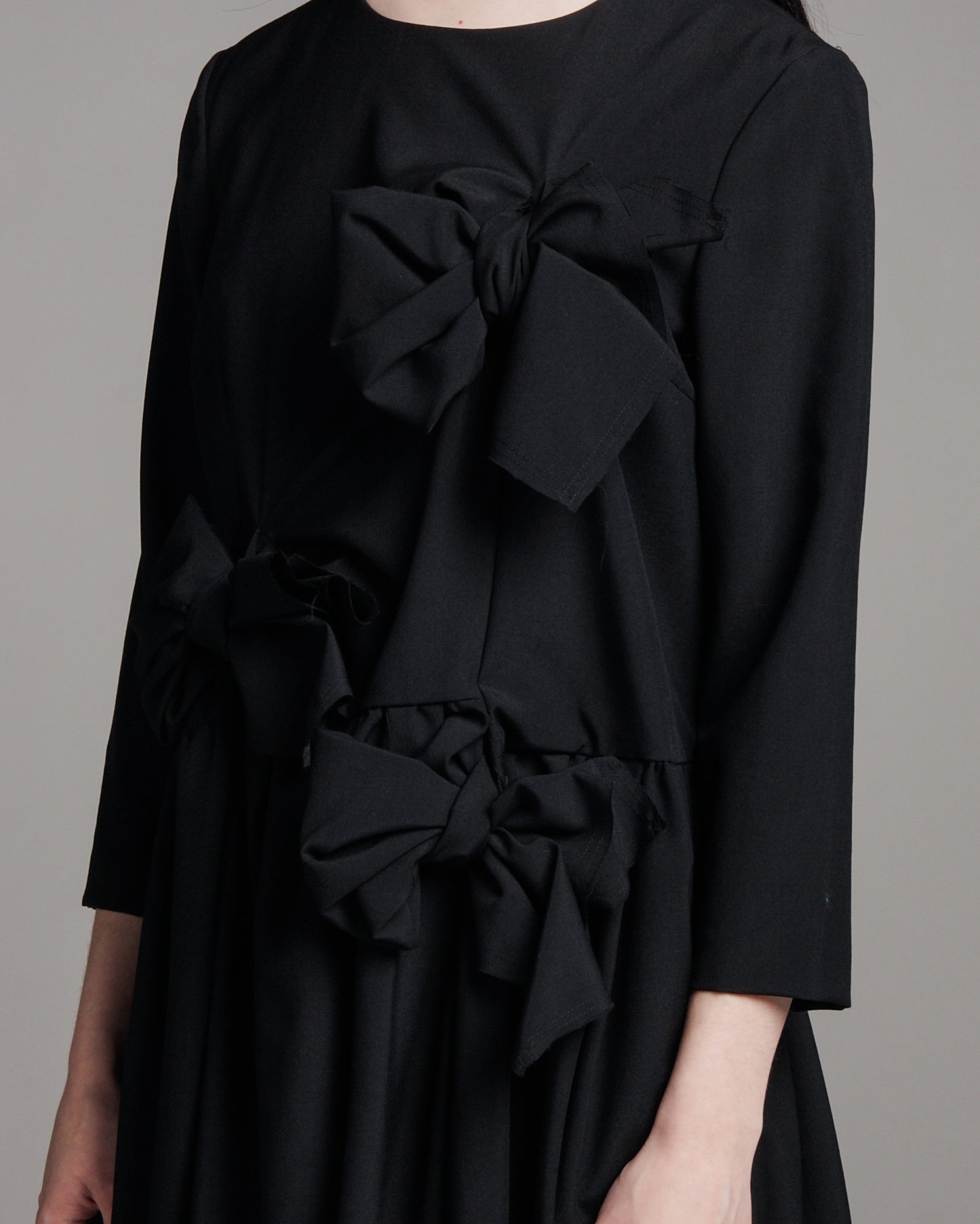 Black Bow Detail Dress