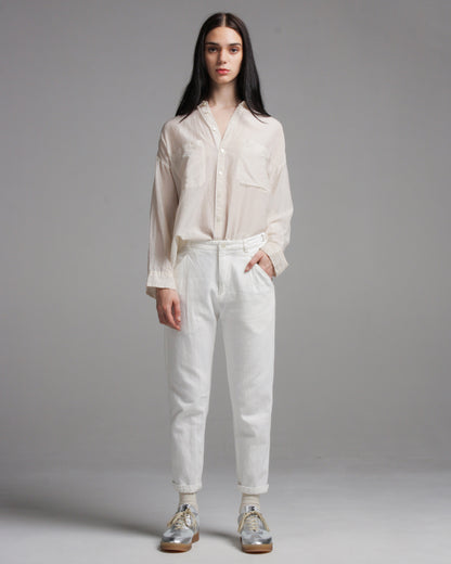 Ivory Wildflower Embroidery Blouse
