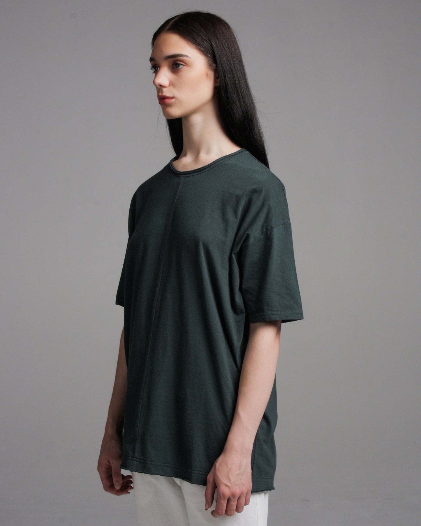 Green Botanical Dye Short Sleeve Pullover