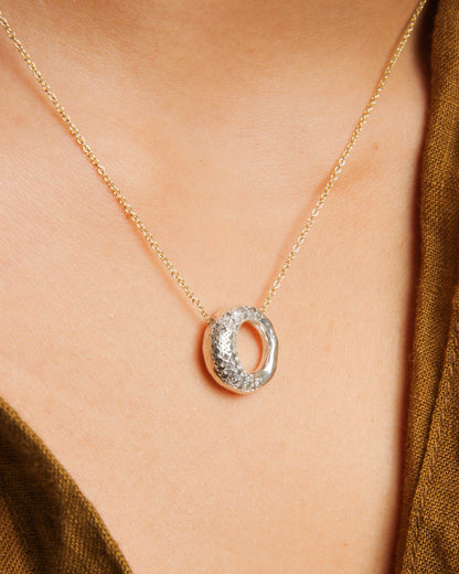 Cleo Diamond Pendant with Gold Chain