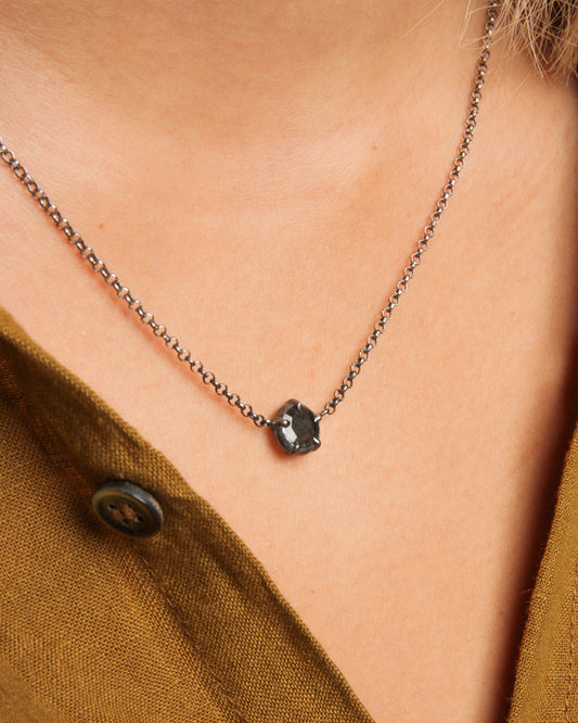 Belquis Green Rutilated Quartz Necklace