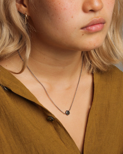 Belquis Green Rutilated Quartz Necklace
