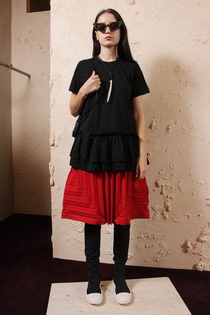 Black Frill Tee