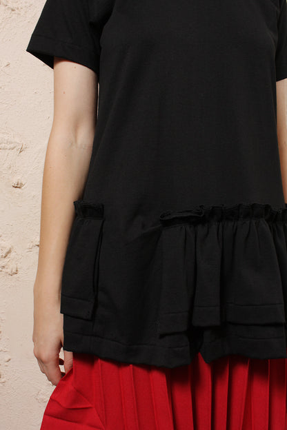 Black Frill Tee