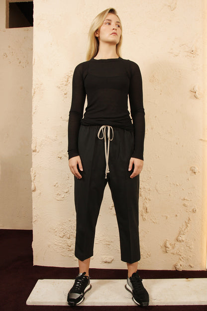 Drawstring Cropped Trouser