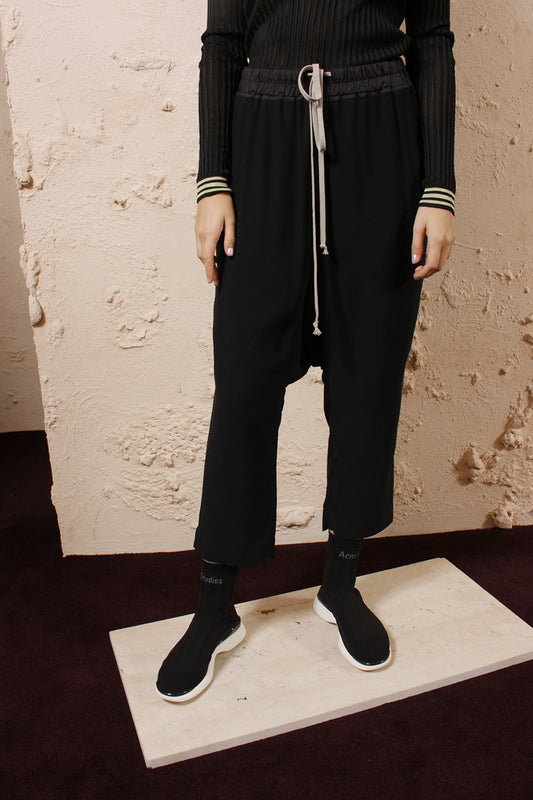 Drawstring Trouser Black