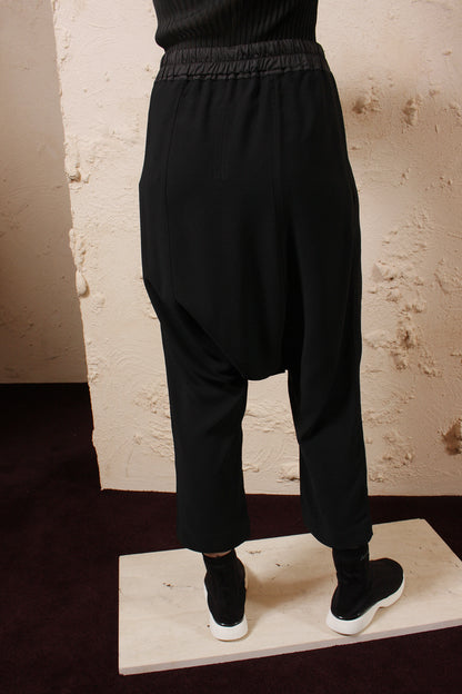 Drawstring Trouser Black