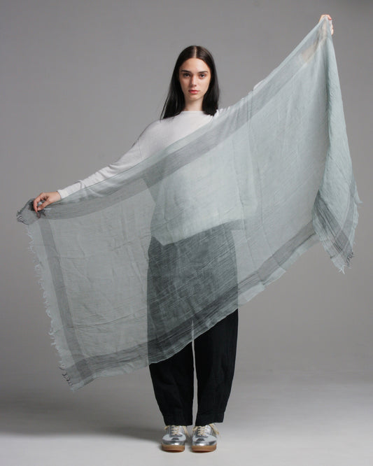 Green Bengara Dye Stole